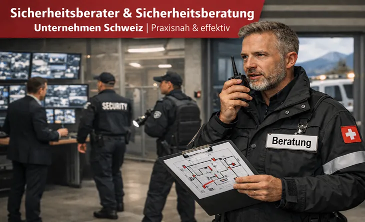 Sicherheitsberater & Sicherheitsberatung Unternehmen Schweiz | Praxisnah & effektiv