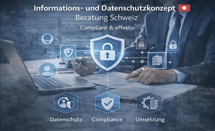 Informations- und Datenschutzkonzept Beratung Schweiz | Compliant & effektiv