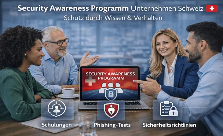 Security Awareness Programm Unternehmen Schweiz | Schutz durch Wissen & Verhalten