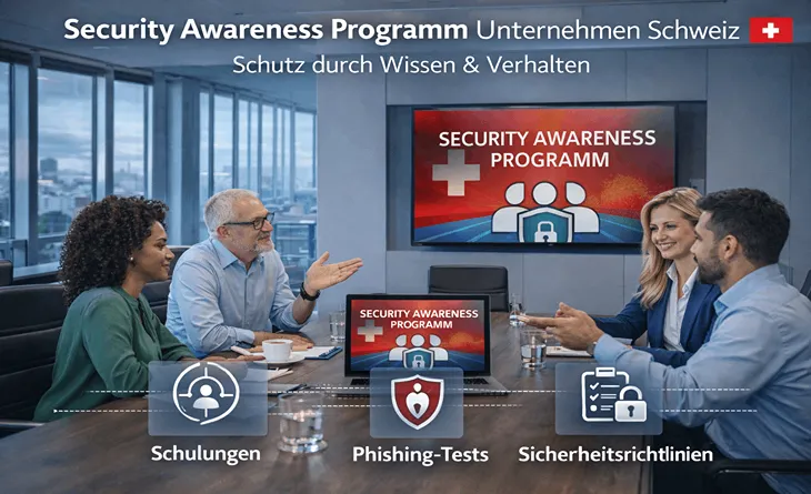 Security Awareness Programm Unternehmen Schweiz | Schutz durch Wissen & Verhalten