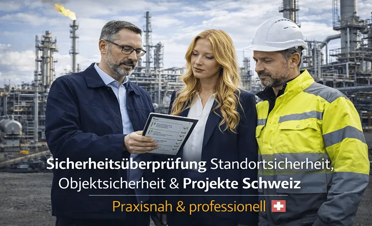 Sicherheitsüberprüfung Standort, Objekte & Projekte Schweiz | Praxisnah & professionell